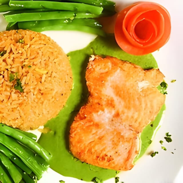 Salmon braise.