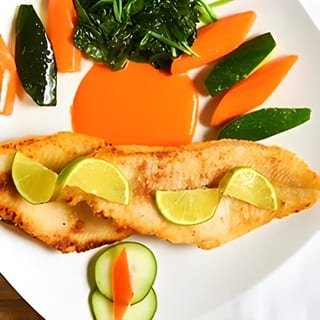 Catfish fillet (poisson braise)